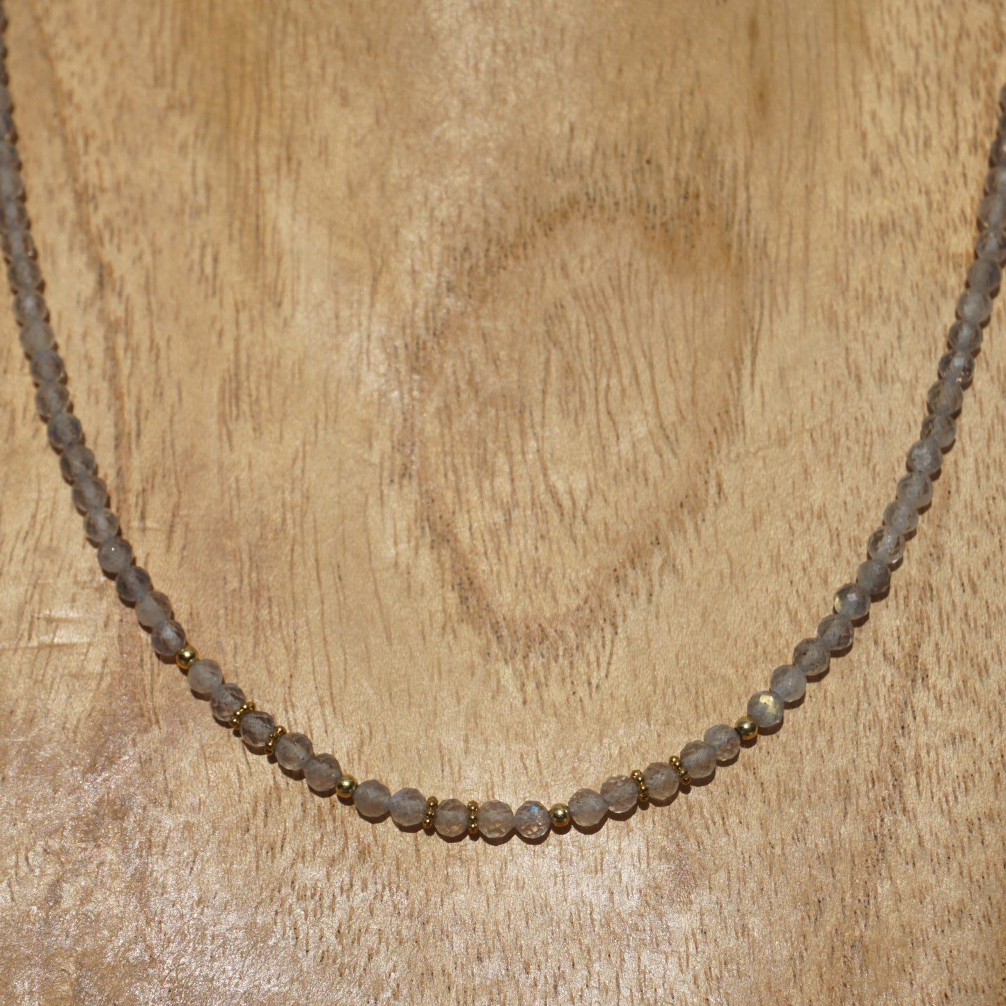 Kette Labradorit | Gold