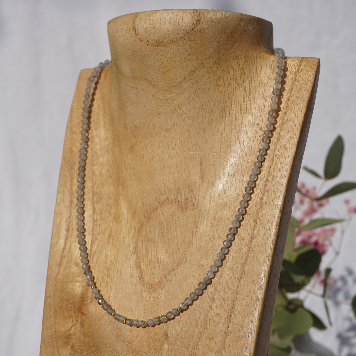 Kette Labradorit | Gold