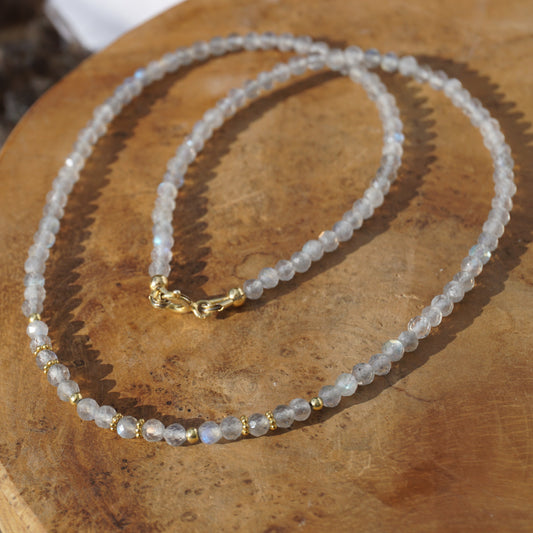 Kette Labradorit | Gold