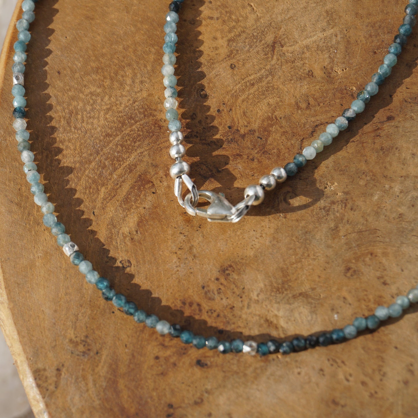 Kette Blauer Turmalin | Silber