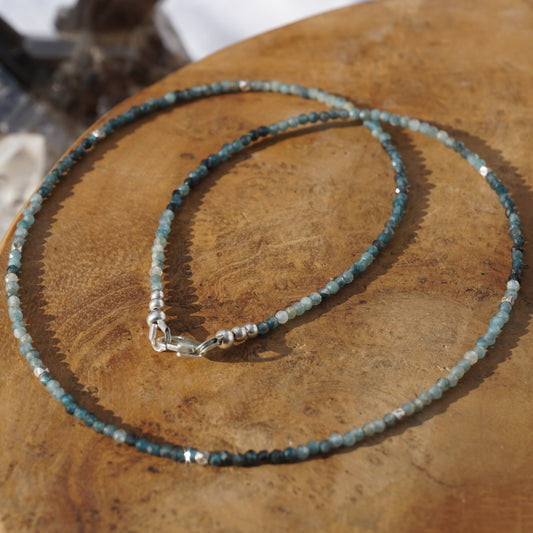Kette Blauer Turmalin | Silber