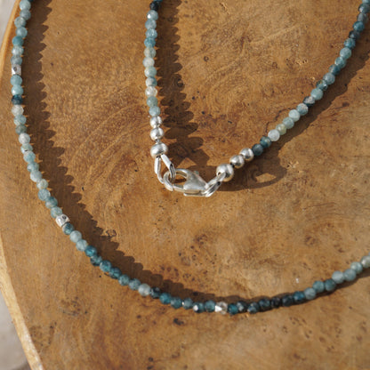 Kette Blauer Turmalin | Silber