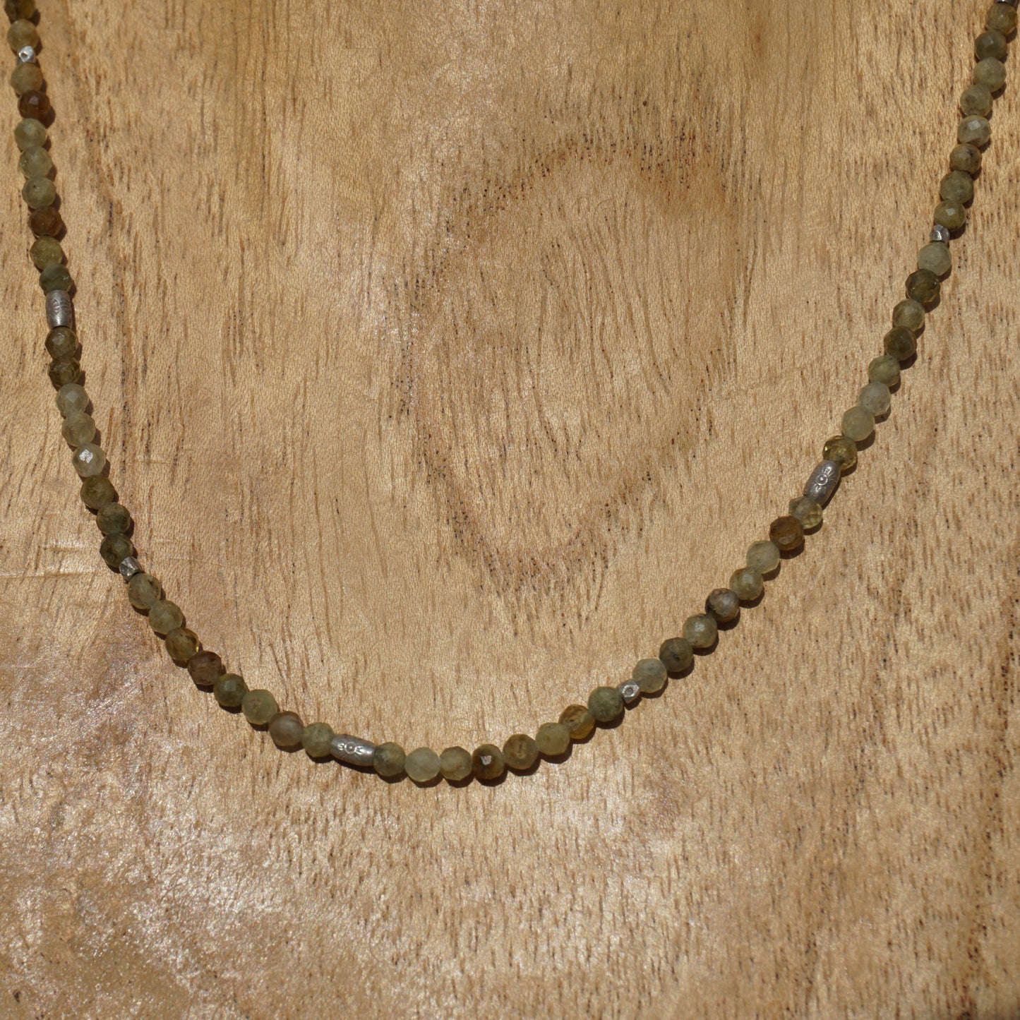 Kette Grüner Granat | Silber